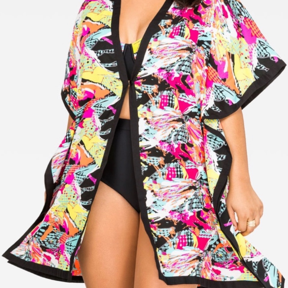 ASHLEY STEWART TANKINI TOP, BOTTOMS & COVER UP